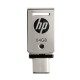 HP x5000m unidad flash USB 64 GB USB Type-A / USB Type-C 3.2 Gen 1 (3.1 Gen 1) Acero inoxidable HPFD5000M-64
