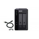 QNAP TR-002 unidad de disco multiple Negro