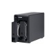 QNAP TR-002 unidad de disco multiple Negro