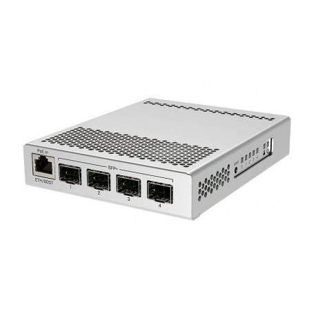 Mikrotik CRS305-1G-4S+IN switch Gestionado Gigabit Ethernet (10/100/1000) Blanco Energía sobre Ethernet (PoE)