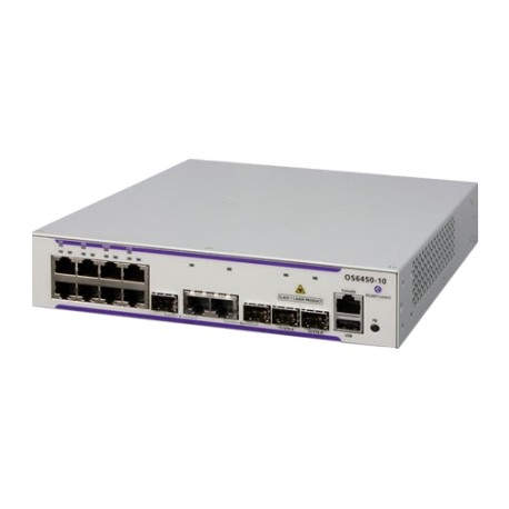Alcatel-Lucent OS6450-P10 switch Gestionado L3 Gigabit Ethernet (10/100/1000) Gris 1U Energía sobre Ethernet (PoE)