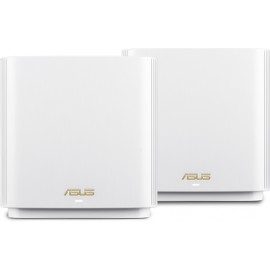 ASUS ZenWiFi AX (XT8) router inalámbrico Tribanda (2,4 GHz/5 GHz/5 GHz) Gigabit Ethernet Blanco - 90IG0590-MO3G40