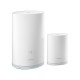 Huawei WiFi Q2 Pro (1 Base + 1 Satellite) router inalámbrico Doble banda (2,4 GHz / 5 GHz) Gigabit Ethernet Blanco - q2pro1+1