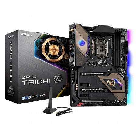 Asrock Z490 Taichi ATX Intel Z490 - 90-mxbbq0-a0uayz
