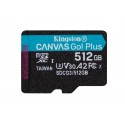 Kingston Technology Canvas Go! Plus memoria flash 512 GB MicroSD Clase 10 UHS-I - SDCG3/512GBSP