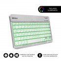 SUBBLIM Teclado Retroiluminado Smart Backlit BT Keyboard Grey - sub-kbt-smbl30