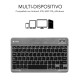 SUBBLIM Teclado Bluetooth Smart BT Keyboard Grey - sub-kbt-sm0002