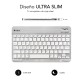 SUBBLIM Teclado Bluetooth Smart BT Keyboard Silver - sub-kbt-sm0001