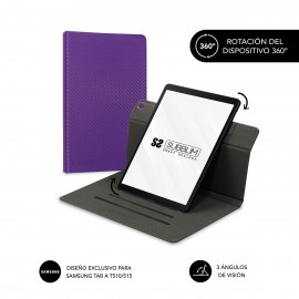 SUBBLIM Funda Tablet ROTATE 360 EXCLUSIVE Case Samsung Tab A T510/515 10,1'' Purple - sub-cst-5sc051