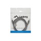 Lanberg CA-MJMJ-10CC-0020-BK cable de audio 2 m 3,5mm Negro - ca-mjmj-10cc-0020-bk