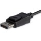 StarTech.com CDP2DP146B adaptador de cable de vídeo 1,8 m USB Tipo C DisplayPort Negro