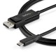 StarTech.com 1m - Cable USB-C a DisplayPort 1.4 - Bidireccional - CDP2DP141MBD