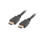 Lanberg CA-HDMI-11CC-0010-BK cable HDMI 1 m HDMI tipo A (Estándar) Negro