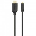 Belkin HDMI - Micro HDMI, 3m cable HDMI HDMI tipo A (Estándar) HDMI tipo D (Micro) Negro - f3y030bf3m-p