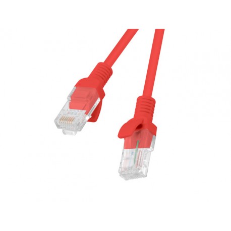 Lanberg PCU6-10CC-0300-R cable de red 3 m Cat6 U/UTP (UTP) Rojo