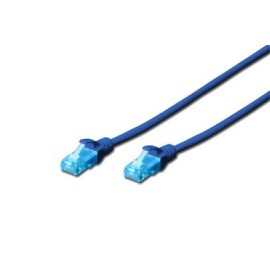 Digitus 3m Cat5e U/UTP cable de red U/UTP (UTP) Azul - DK-1512-030/B