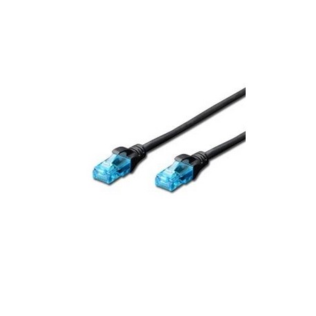 Digitus Cat5e, 0.5m cable de red 0,5 m U/UTP (UTP) - DK-1512-005/BL