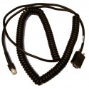 Zebra CBA-R62-C20PAR cable de serie Negro 6 m DB9