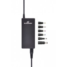 Bluestork PW-NB-90-HP adaptador e inversor de corriente Interior 90 W Negro