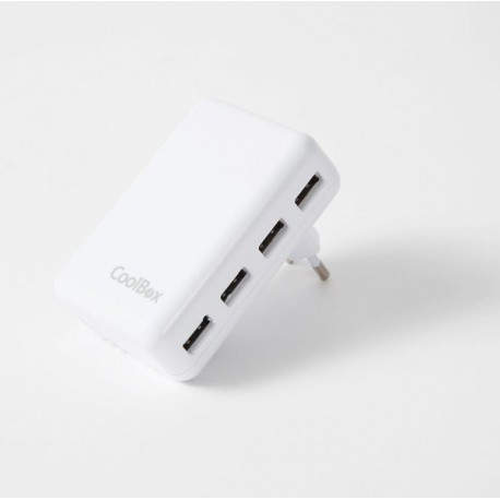 CARGADOR USB DE PARED COO-UX4W - COO-UX4W