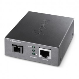TP-LINK TL-FC111A-20  100 Mbit/s Monomodo Negro