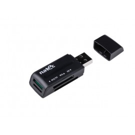 NATEC ANT 3 Mini lector de tarjeta Negro USB 2.0 ncz-0560