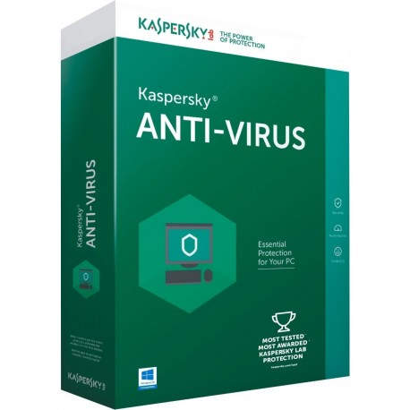 Kaspersky Lab Anti-Virus Licencia básica 3 licencias 1 años Plurilingüe