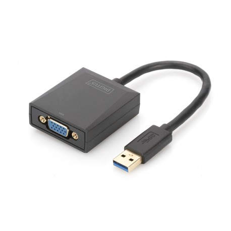 Digitus DA-70840 USB 3.0 VGA Negro