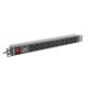 Lanberg PDU-10I-0200-IEC-BK unidad de distribución de energía (PDU)