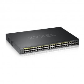 Zyxel GS2220-50HP-EU0101F switch Gigabit Ethernet (10/100/1000) (PoE) Negro  - GS2220-50HP-EU0101F