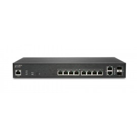 SonicWall SWS12-10FPOE Gigabit Ethernet (10/100/1000) (PoE) Negro - 02-ssc-2464