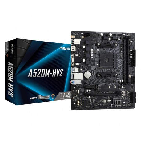 Asrock A520M-HVS Zócalo AM4 micro ATX - A520M-HVS
