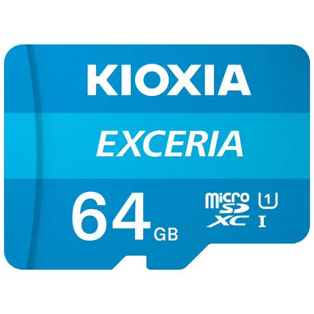 Kioxia Exceria memoria flash 64 GB MicroSDXC Clase 10 UHS-I - lmex1l064gg2