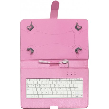 TALIUS funda con teclado para tablet 10'' CV-3006 pink - TAL-CV3006-PIN