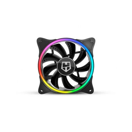 NOX NXHUMMERXFAN ventilador de PC 12 cm Negro