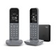 Gigaset CL390 Duo Teléfono DECT/analógico Gris - l36852-h2902-d203