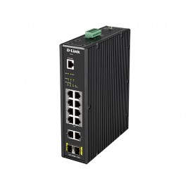 D-Link DIS-200G-12PS switch Gigabit Ethernet (10/100/1000) (PoE) Negro  - DIS-200G-12PS