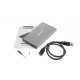 NATEC Rhino GO 2.5'' Carcasa de disco SSD Gris