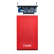 TooQ TQE-2527R  2.5''  HDD Rojo