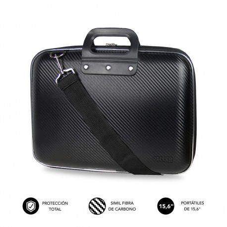 SUBBLIM  EVA Laptop Bag Carbon 15,6'' Black - sub-lb-eva0100