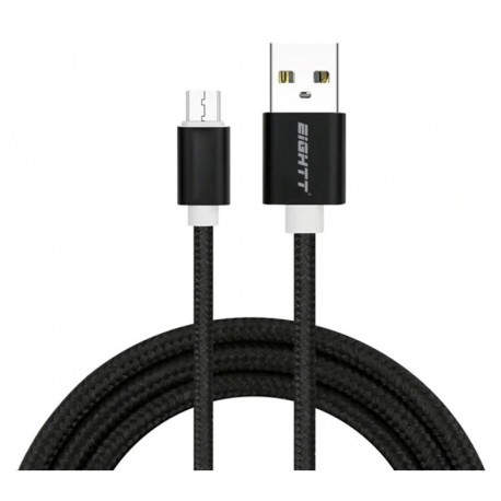 Eightt ECM-1B cable USB 1 m 2.0 USB A Micro-USB B Negro