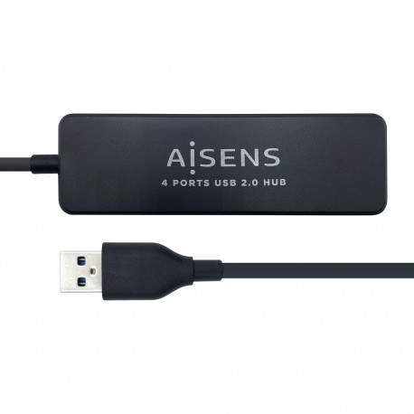 AISENS Hub USB 2.0, Tipo A/M