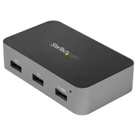 StarTech.com Hub USB-C de 4 Puertos - 10Gb - Alimentado - 4xUSB-A - HB31C4AS