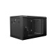 Lanberg WF01-6406-10B armario rack 6U Bastidor de pared Negro