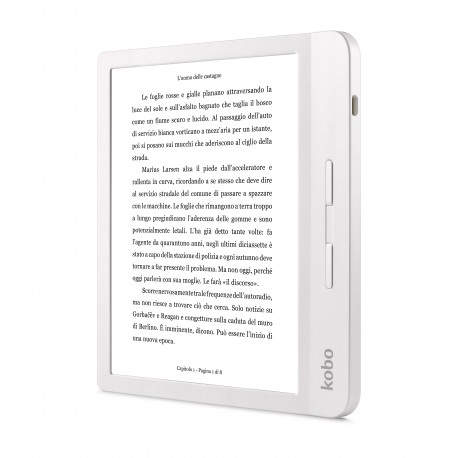 Rakuten Kobo Libra H2O lectore de e-book Pantalla táctil 8 GB Wifi Blanco - n873-ku-wh-k-ep