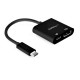 StarTech.com CDP2DP14UCPB Adaptador gráfico USB 7680 x 4320 Pixeles Negro