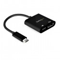 StarTech.com CDP2DP14UCPB Adaptador gráfico USB 7680 x 4320 Pixeles Negro