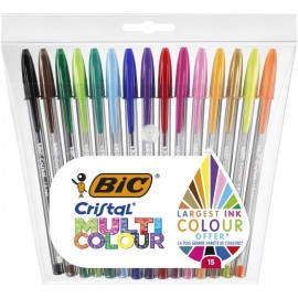 BIC Cristal Multicolour Bolígrafo 15 pieza(s) 964899