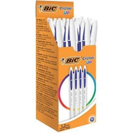 BIC Cristal Up Azul Bolígrafo Medio 20 pieza(s) 949879