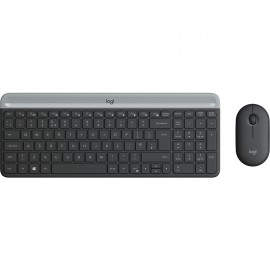 Logitech MK470 Slim  QWERTY Español Grafito